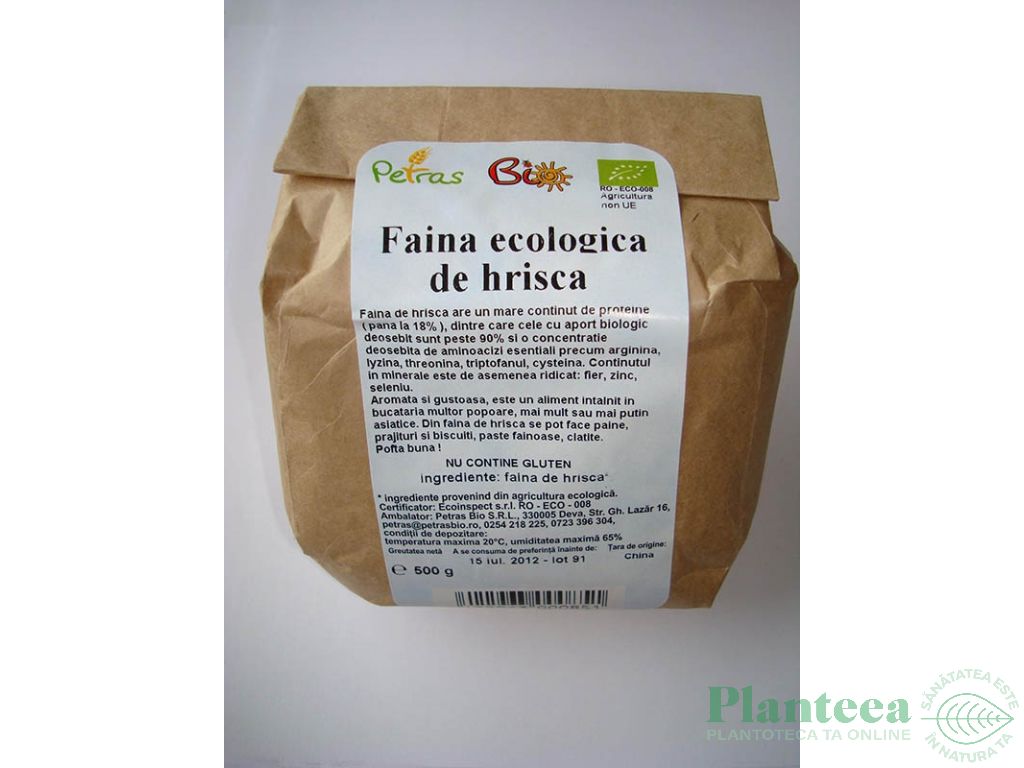 Faina hrisca 500g - PETRAS BIO