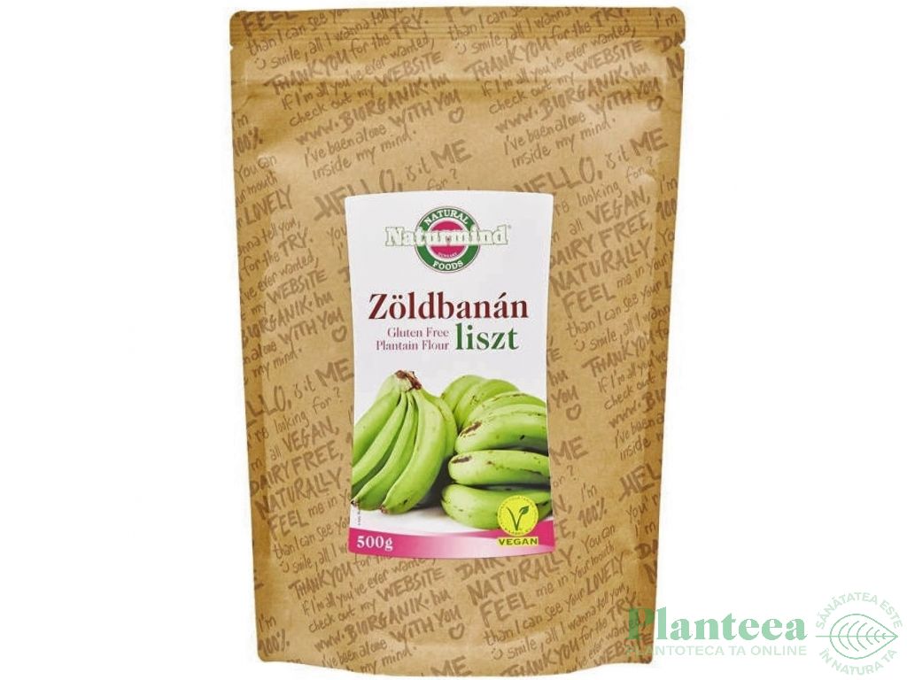 Faina banane verzi 500g - NATURMIND