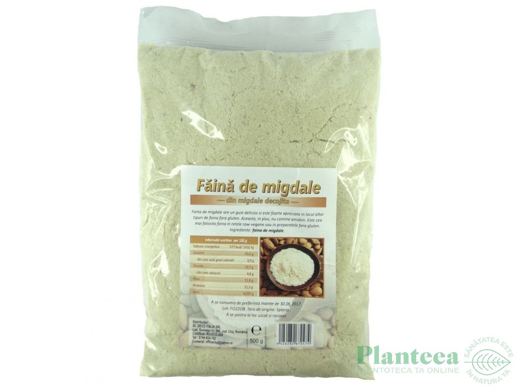 Faina migdale decojite 500g - DECO ITALIA