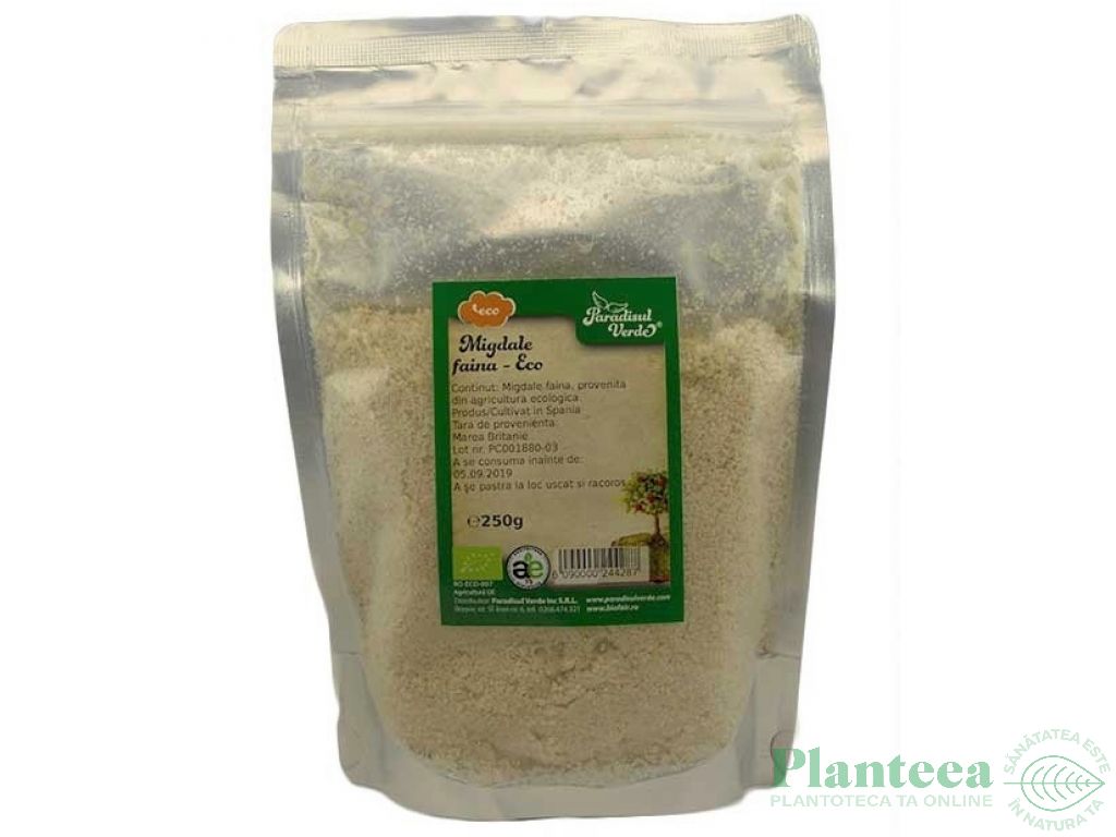 Faina migdale decojite eco 250g - PARADISUL VERDE