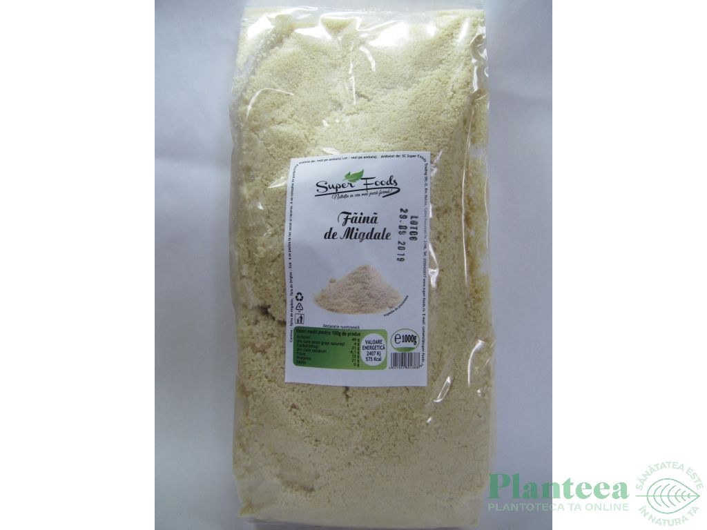 Faina migdale decojite 1kg - SUPERFOODS