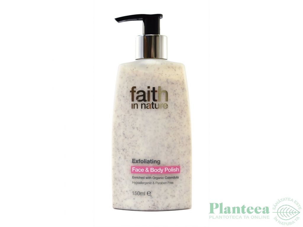 Crema exfolianta fata corp galbenele 150ml - FAITH IN NATURE