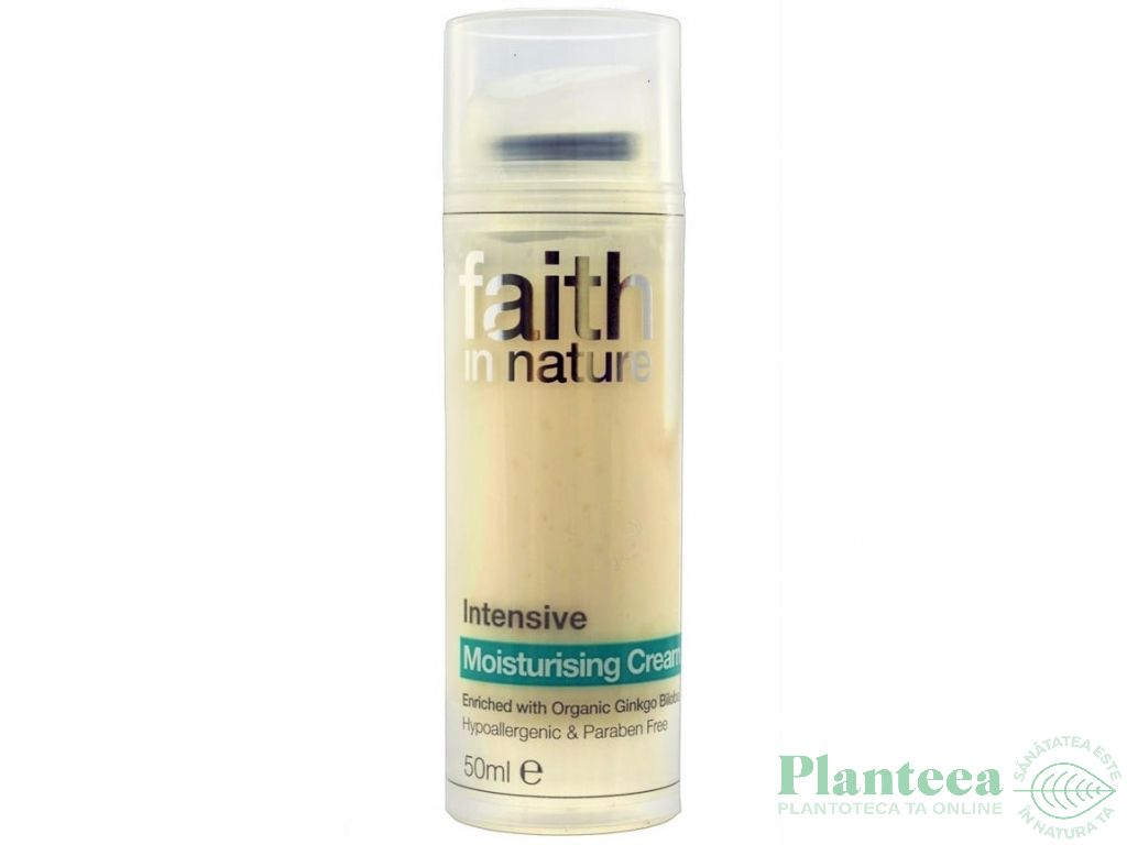 Crema fata hidratanta ginkgo biloba 50ml - FAITH IN NATURE