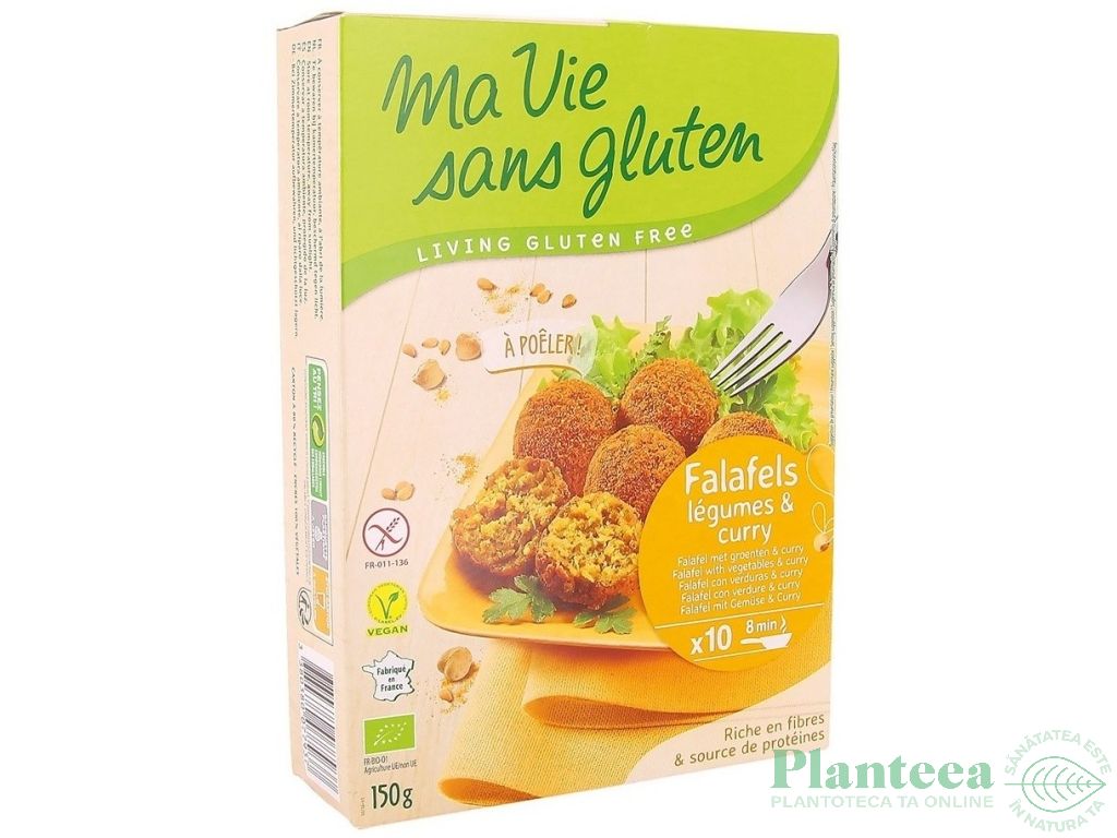 Falafel legume curry fara gluten eco 150g - MA VIE SANS GLUTEN