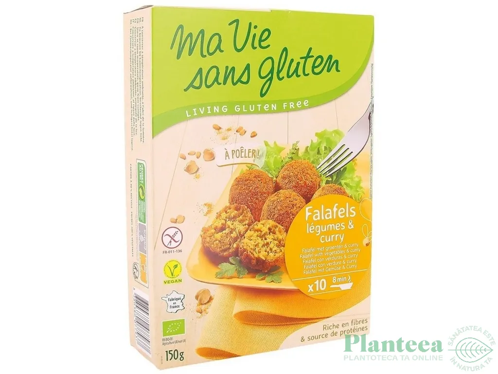 Falafel legume curry fara gluten eco 150g - MA VIE SANS GLUTEN