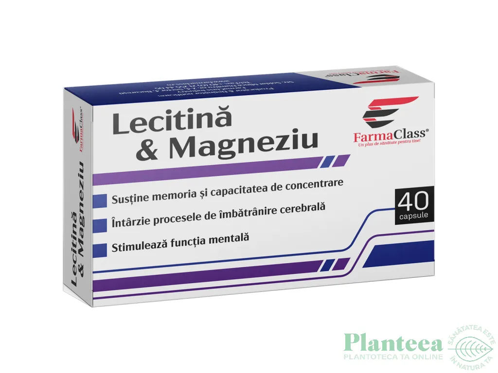 Lecitina Magneziu 40cps - FARMACLASS
