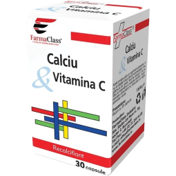 Calciu Vitamina C flacon 30cps - FARMACLASS