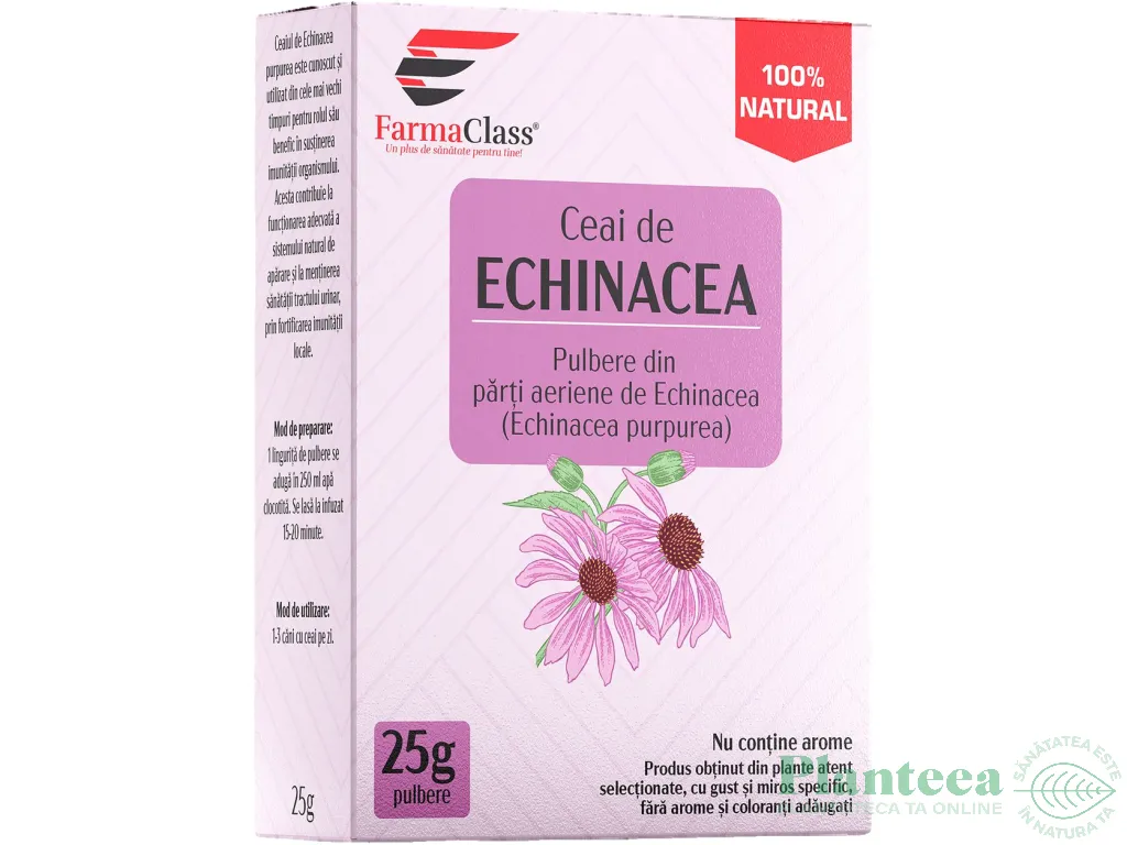 Ceai echinaceea 25g - FARMACLASS