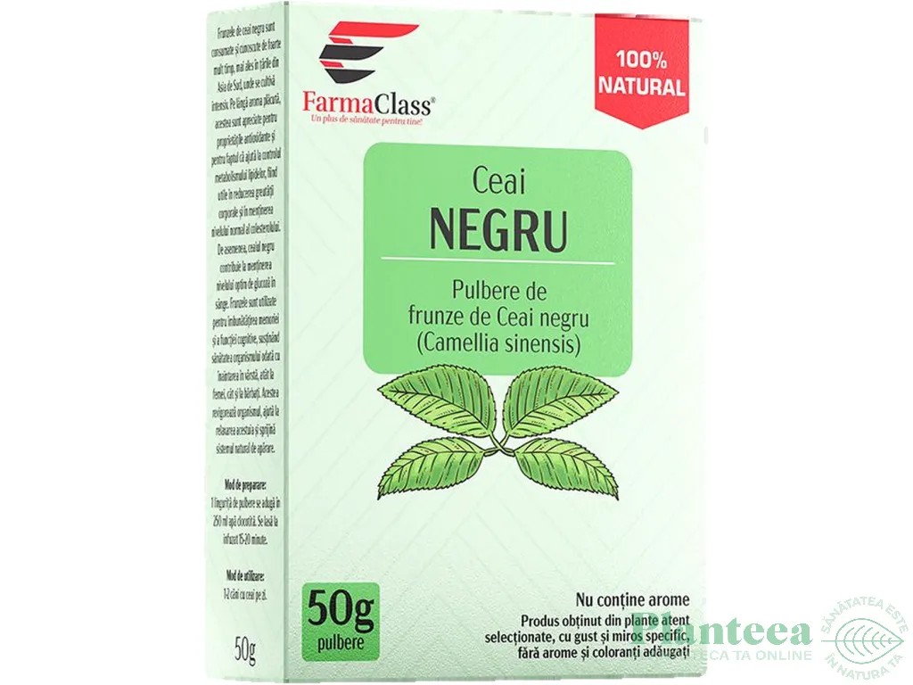 Ceai negru 50g - FARMACLASS
