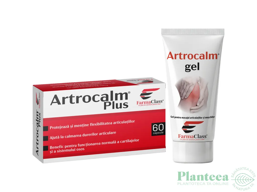 Pachet ArtroCalm Plus [60cps+gel 100ml] 2b - FARMACLASS