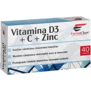 Vitamina D3 C Zn 40cps - FARMACLASS