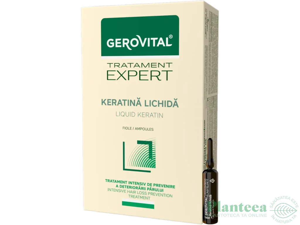 Fiole par cheratina lichida 10x10ml - GEROVITAL TRATAMENT EXPERT