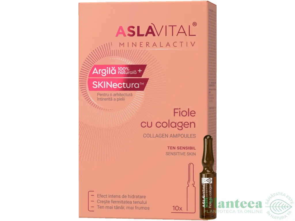 Fiole colagen 10x2ml - ASLAVITAL MINERALACTIV
