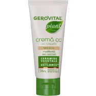 Crema CC nuanta mediu matifianta Microbiom Protect 30ml - GEROVITAL PLANT