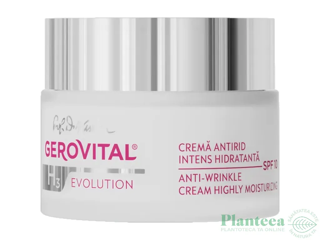 Crema antirid intens hidratanta spf10 50ml - GEROVITAL H3 EVOLUTION