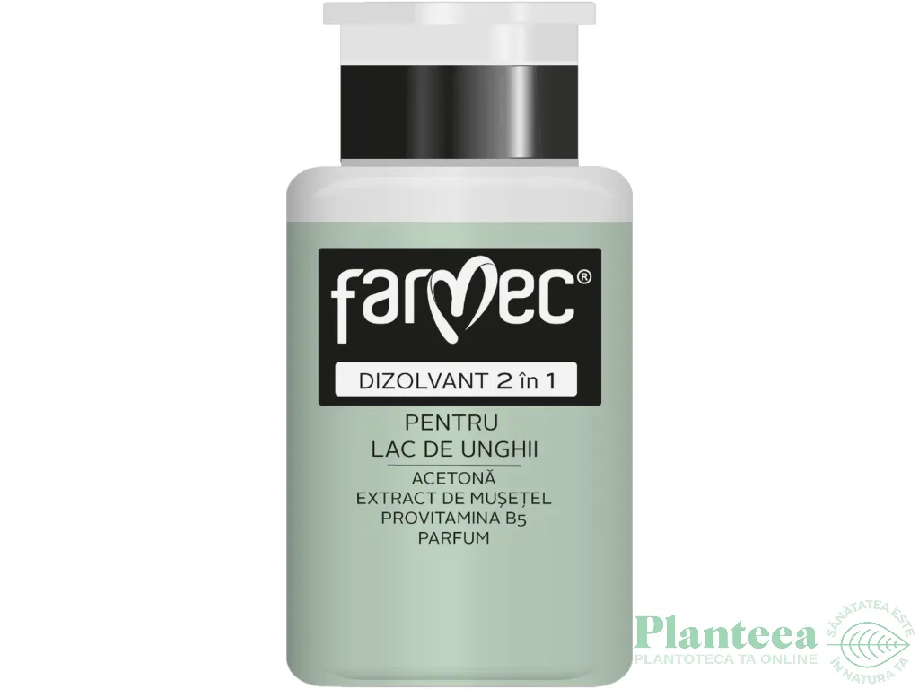 Dizolvant intaritor 2in1 pt lac unghii 150ml - FARMEC