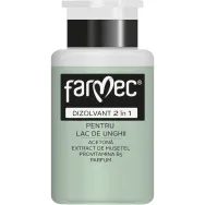 Dizolvant intaritor 2in1 pt lac unghii 150ml - FARMEC