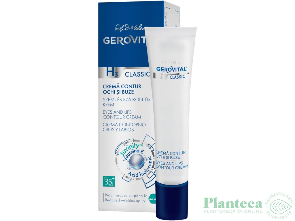 Crema contur ochi buze 15ml - GEROVITAL H3 CLASSIC