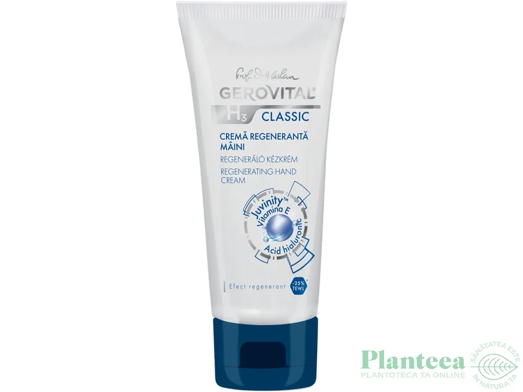 Crema maini regeneranta 100ml - GEROVITAL H3 CLASSIC