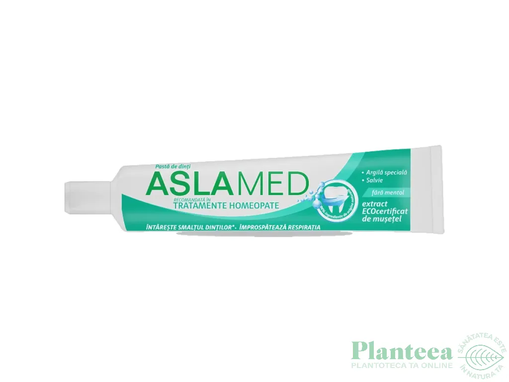 Pasta dinti tratamente homeopate 75ml - ASLAMED