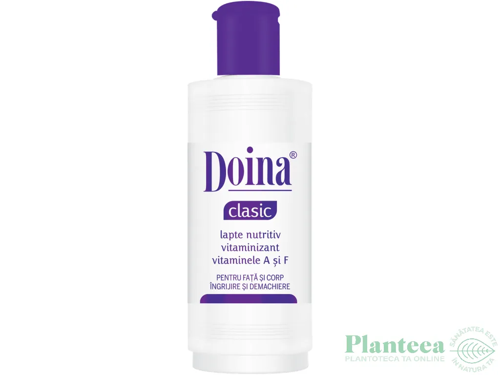 Lapte fata corp nutritiv vitaminizant Clasic 200ml - DOINA