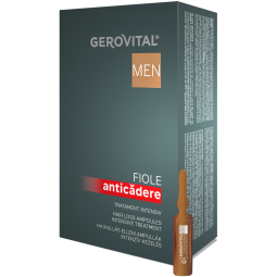 Fiole par anticadere tratament intensiv barbati 10x10ml - GEROVITAL MEN