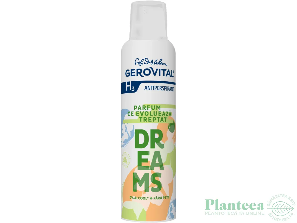 Deodorant spray antiperspirant Dreams 150ml - GEROVITAL H3 CLASSIC