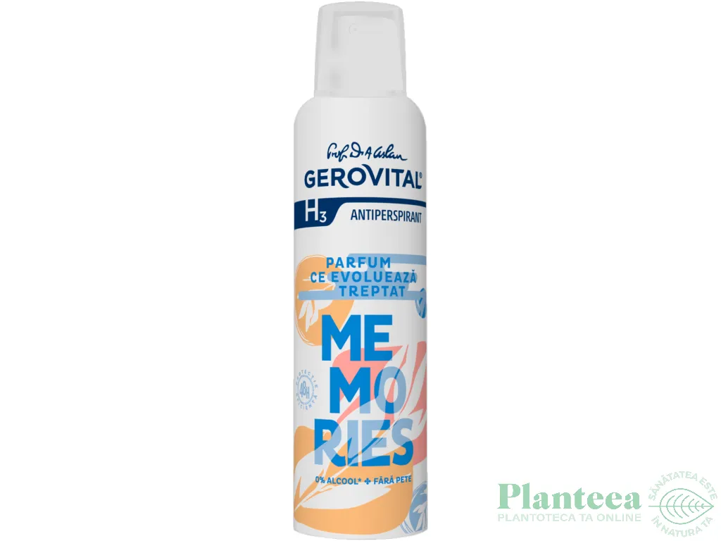 Deodorant spray antiperspirant Memories 150ml - GEROVITAL H3 CLASSIC