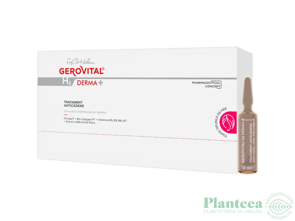 Tratament par anticadere 12fl - GEROVITAL H3 DERMA+