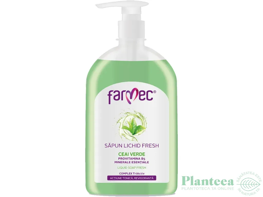 Sapun lichid maini ceai verde Fresh 500ml - FARMEC