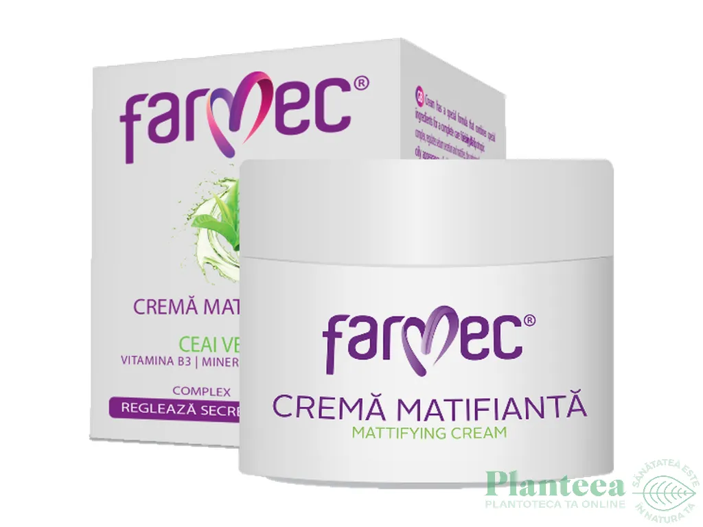 Crema matifianta ceai verde 50ml - FARMEC