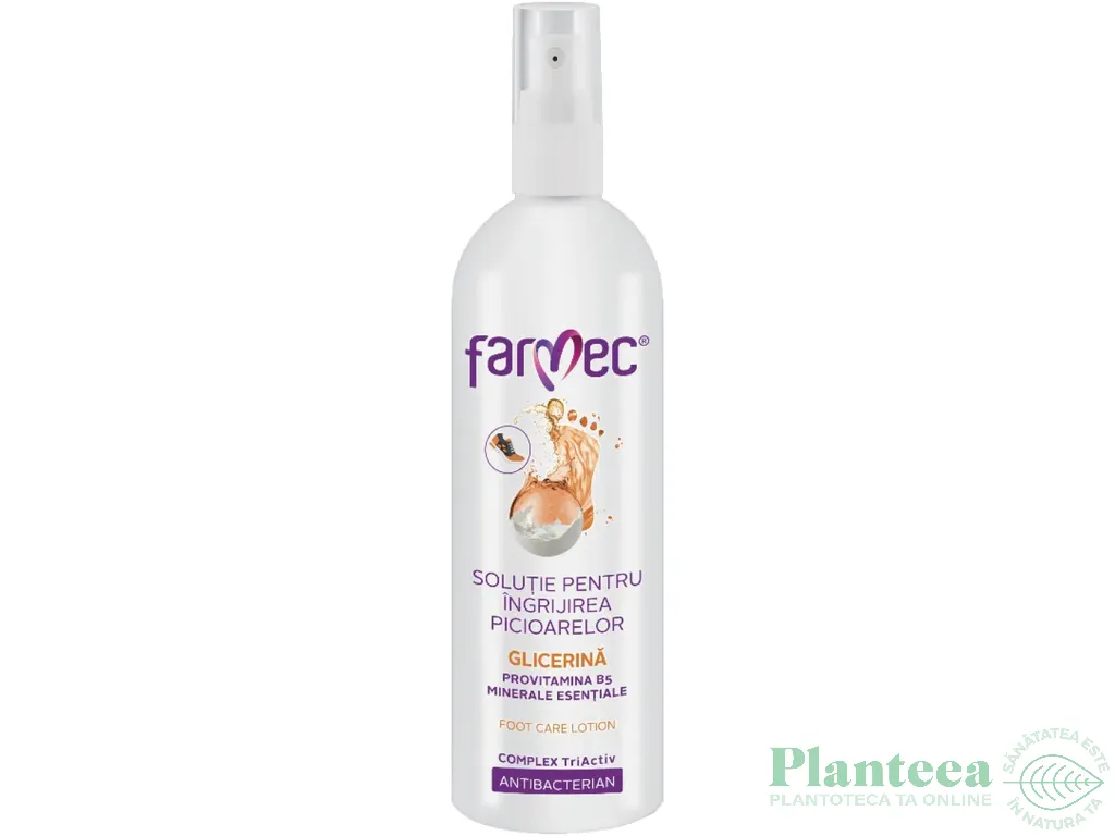 Solutie ingrijirea picioarelor 200ml - FARMEC