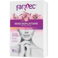 Benzi depilatoare fata orhidee 20b - FARMEC