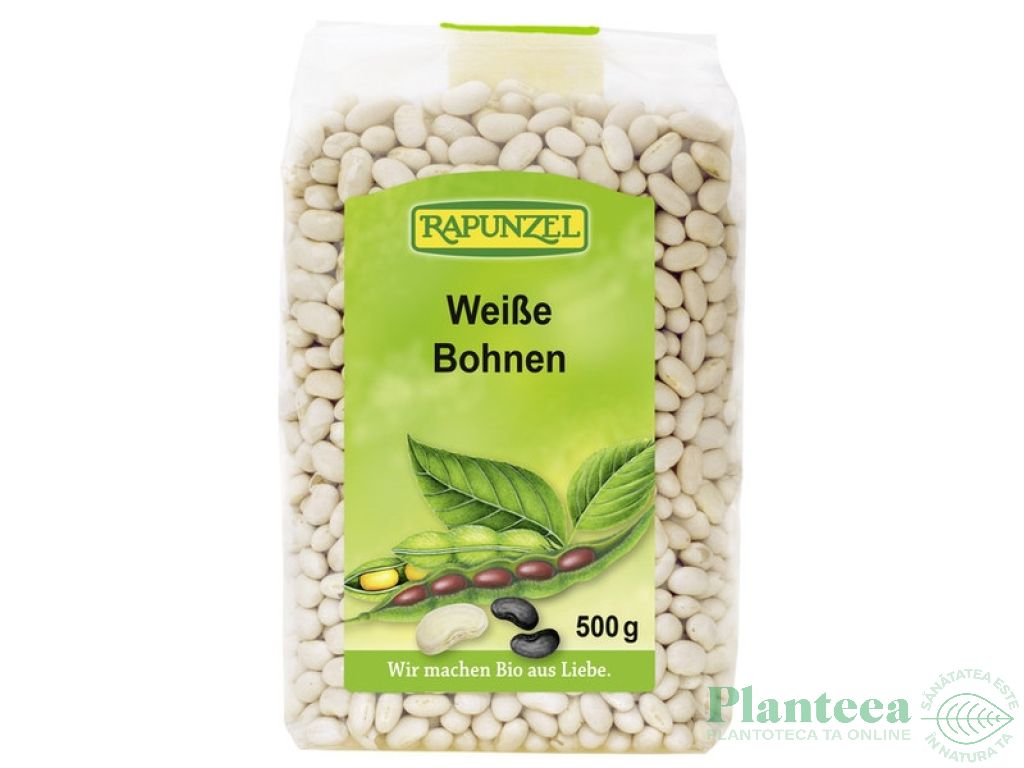 Fasole alba boabe eco 500g - RAPUNZEL