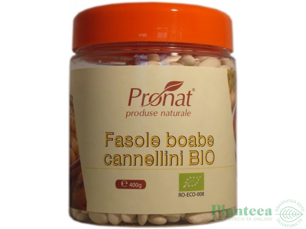 Fasole cannellini boabe eco 400g - PRONAT