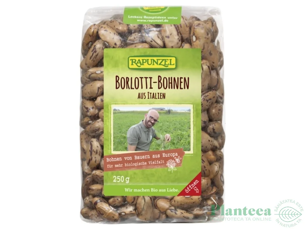 Fasole borlotti boabe eco 250g - RAPUNZEL