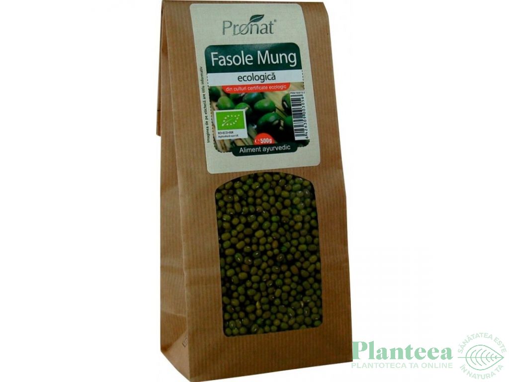 Fasole mung boabe eco 500g - PRONAT