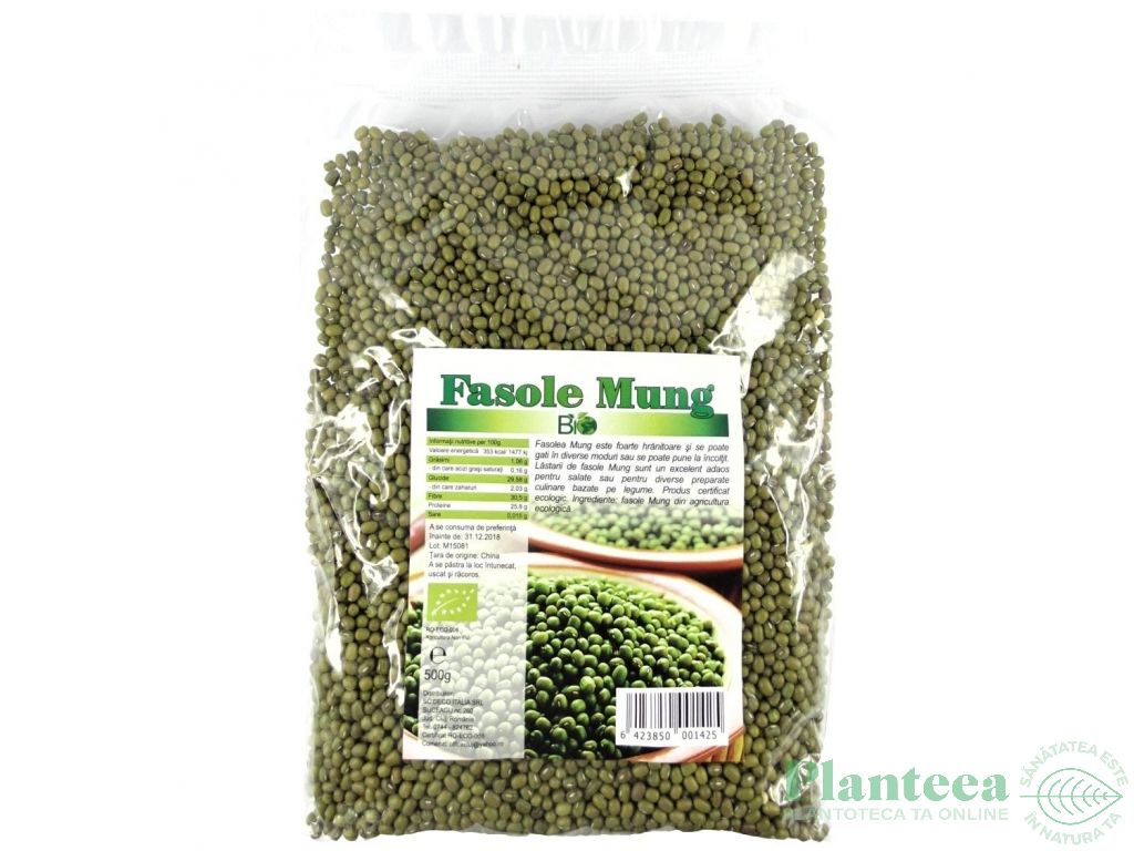 Fasole mung boabe eco 500g - DECO ITALIA