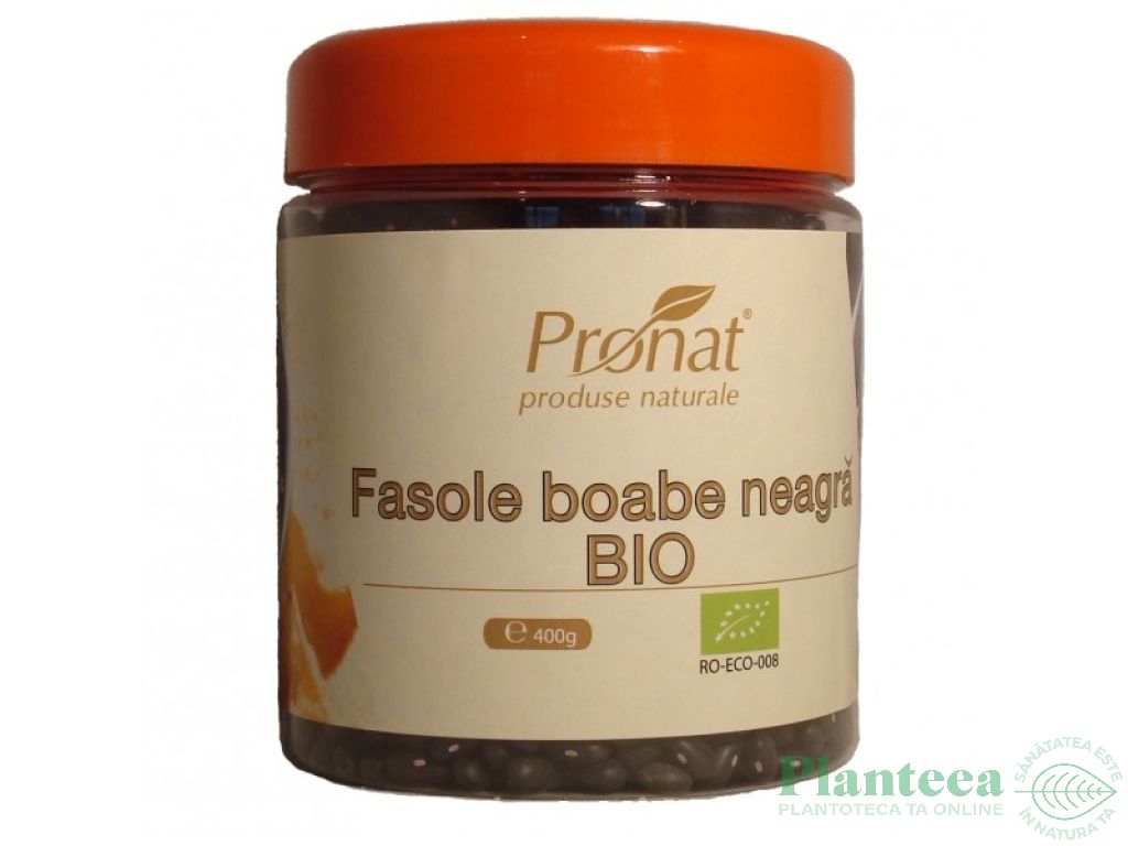 Fasole neagra boabe eco 400g - PRONAT