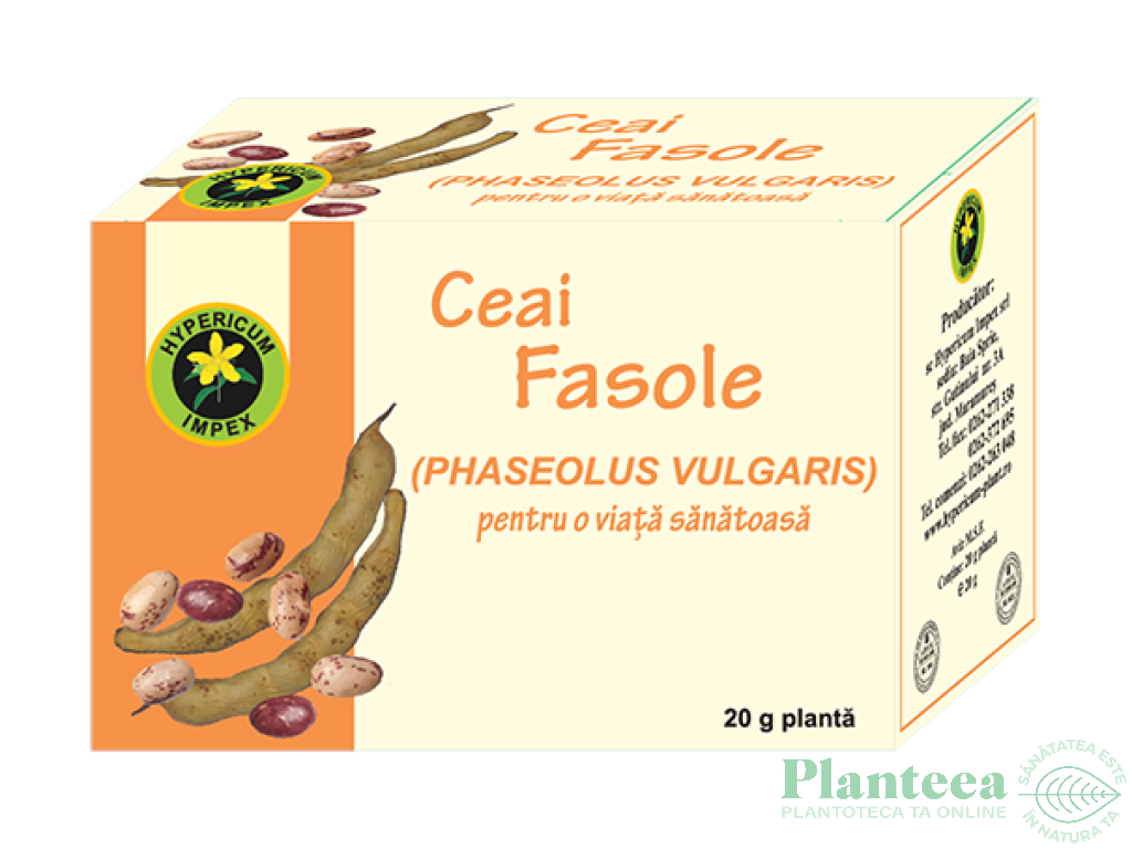 Ceai teci fasole 20g - HYPERICUM PLANT