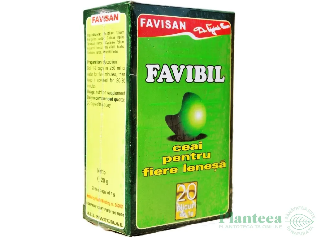 Ceai FaviBil 20dz - FAVISAN