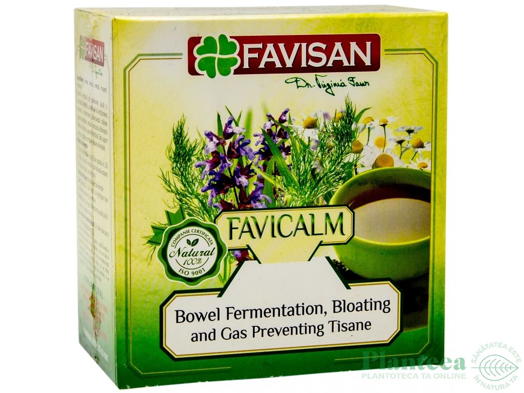 Ceai favicalm balonare gaze 50g - FAVISAN