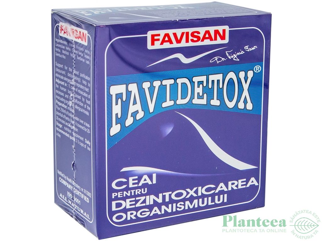 Ceai favidetox 50g - FAVISAN