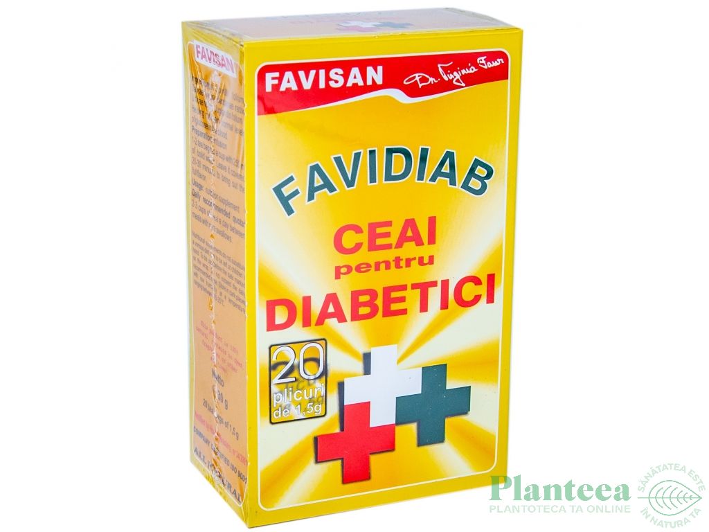 Ceai favidiab 20dz - FAVISAN