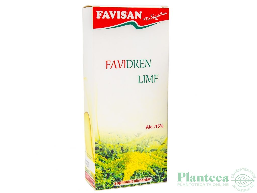 Tinctura FaviDren Limf 200ml - FAVISAN