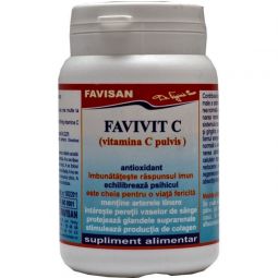 Vitamina C alcalina pulbere FaviVit C 80g - FAVISAN