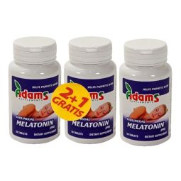 Pachet Melatonina 3mg 3x50cp - ADAMS