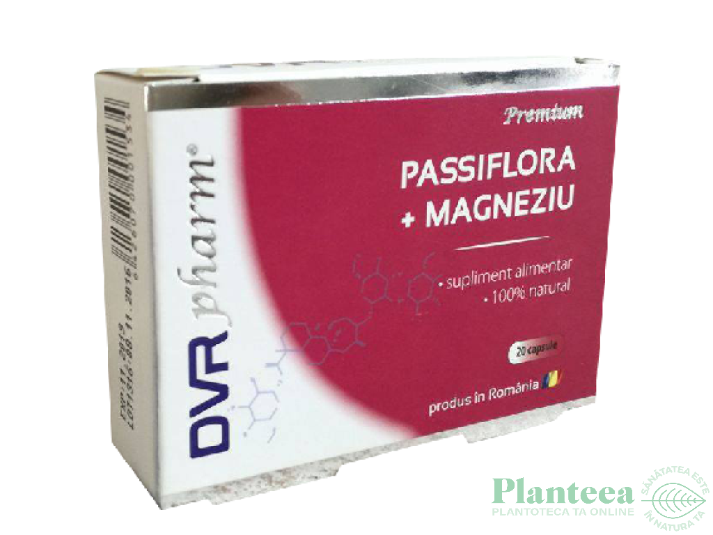 Passiflora Magneziu 20cps - DVR PHARM