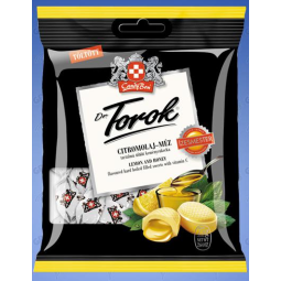 Dropsuri mentolate ulei lamaie miere 75g - DR TOROK