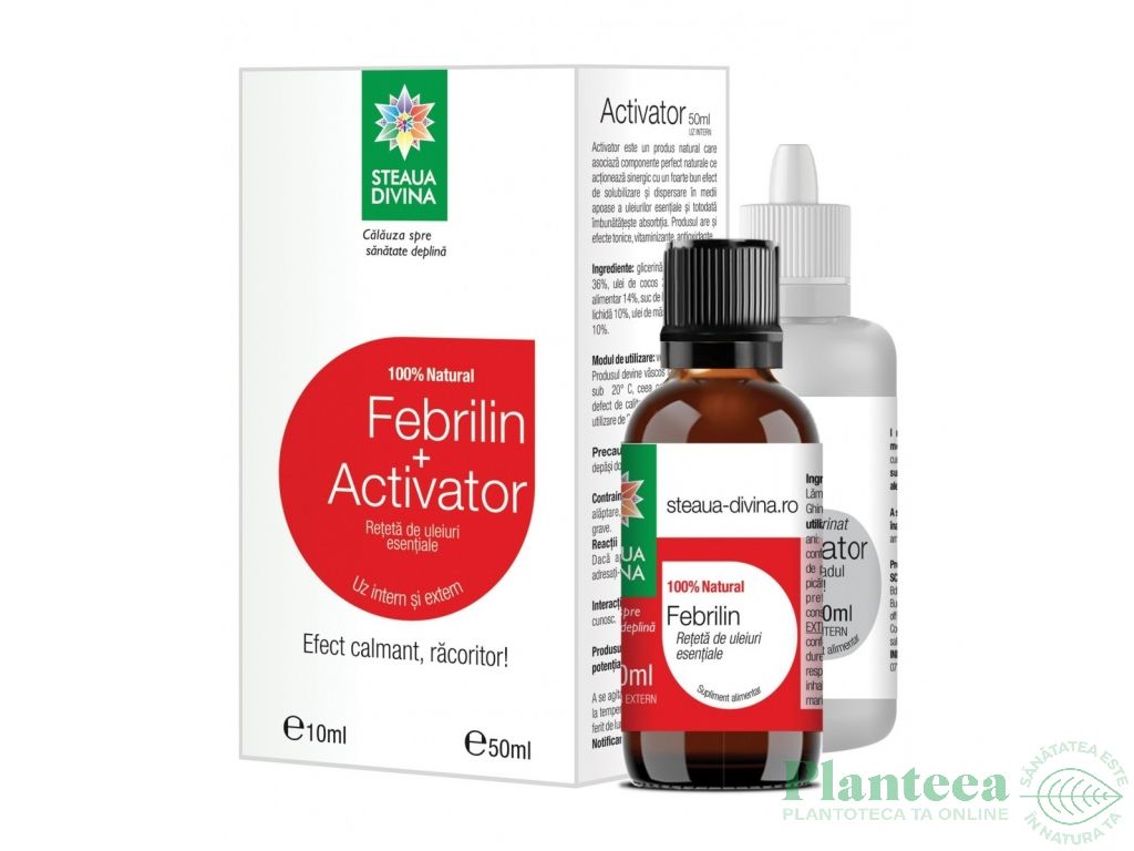 Kit Febriline 10ml+activator 50ml - SANTO RAPHAEL